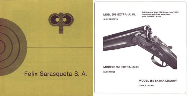 Felix Sarasqueta SA 1985  (Spain) Gun Catalog - GB-img-0