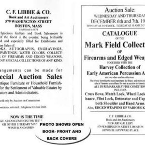 Mark Field Collection - reviewed by Sawyer - 1911