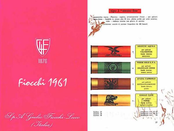 Fiocchi 1961 Ammunition (Italian) Catalog - GB-img-0