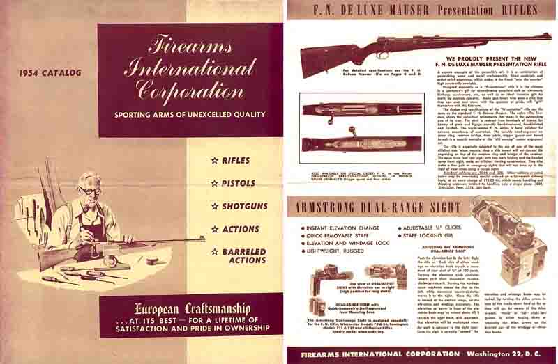 Firearms International 1954 Gun Catalog - GB-img-0