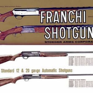 Franchi 1961 circa Shotguns Catalog
