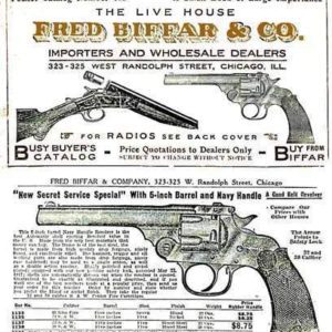 Fred Biffar (Chicago) Gun Catalog 1923 Circa