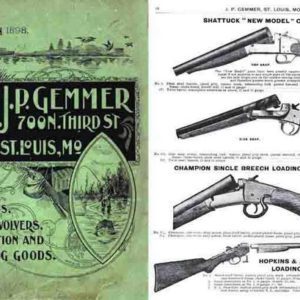 JP Gemmer 1898 Catalog (St. Louis, Missouri)