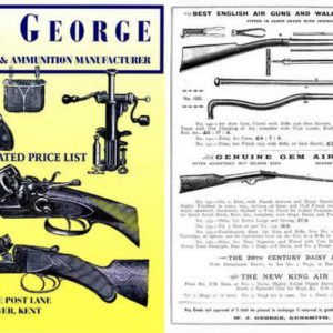 George, WJ Sporting Guns and Ammunition 1898 Circa Catalog (UK)
