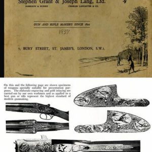 Grant & Lang, Ltd. 1937 Gun Catalog