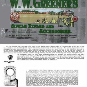 WW Greener 1918 - No. 39 Gun Catalog (England)