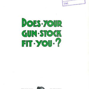 WW Greener 1960 Circa Stock and Measure Gun Catalog