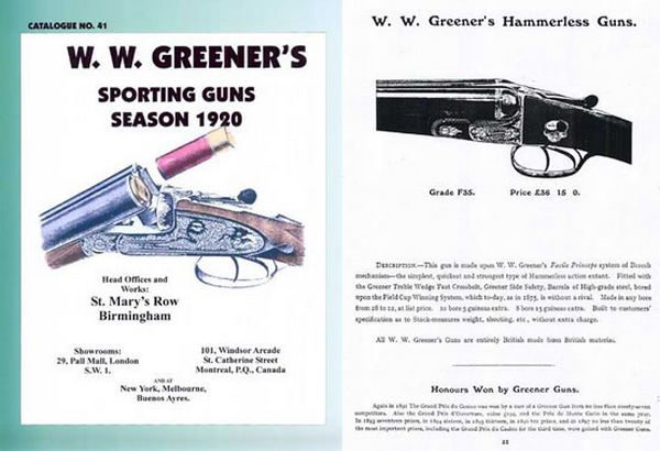 WW Greener 1920 Sporting Guns and Accessories Catalog - GB-img-0