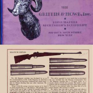 Griffin & Howe 1930 Riflemakers Catalog New York
