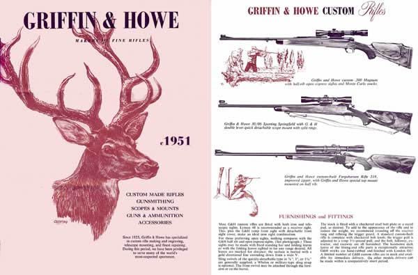 Griffin & Howe c.1951 Custom Rifles Gun Catalog - GB-img-0
