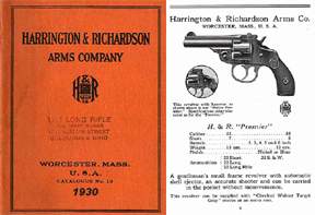 Harrington & Richardson Arms 1930 Gun Catalog - GB-img-0