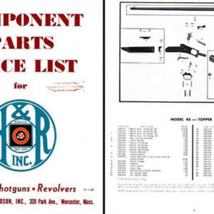 Harrington & Richardson Arms 1962 Component Parts Catalog
