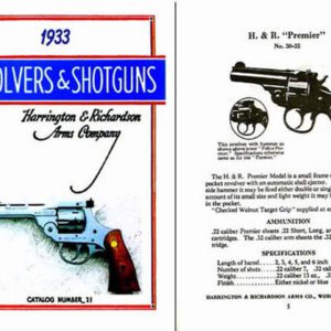 Harrington & Richardson Arms 1933 Gun Catalog