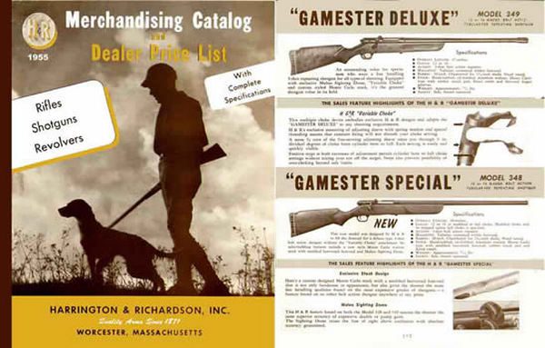 Harrington & Richardson Arms 1955 Gun Catalog - GB-img-0