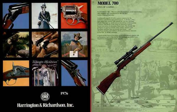 Harrington & Richardson Arms 1976 Gun Catalog - GB-img-0