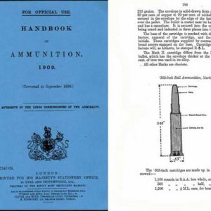 Handbook on Ammunition 1909 (Admiralty Publ-UK)
