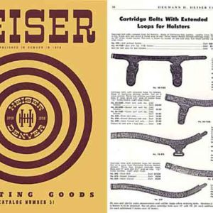 Heiser Gun Holsters and Sporting Goods Catalog #51 (Colorado)