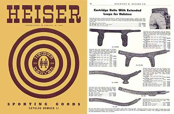Heiser Gun Holsters and Sporting Goods Catalog #51 (Colorado) - GB-img-0