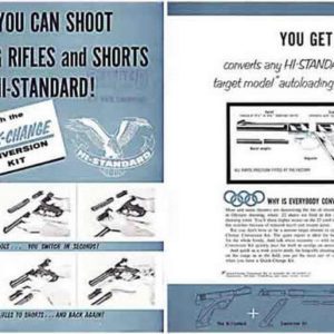 High Standard 1957 Conversion Kit Catalog