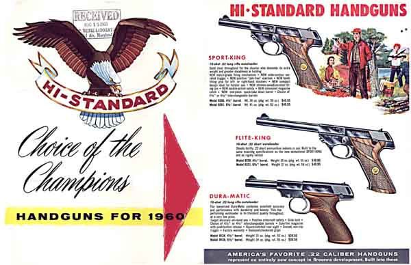High Standard 1960 Handguns Catalog - GB-img-0