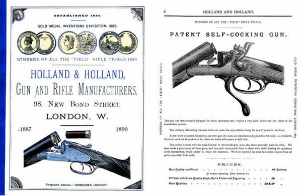Holland & Holland 1887-90 Sporting Arms and Rifles Catalog - GB-img-0