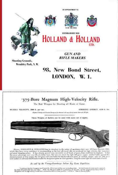 Holland & Holland 1926 Sporting Arms and Rifles Catalog - GB-img-0