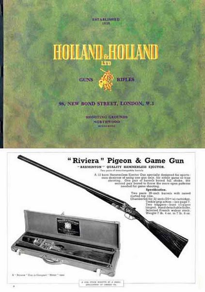 Holland & Holland 1958 Sporting Arms and Rifles Catalog - GB-img-0