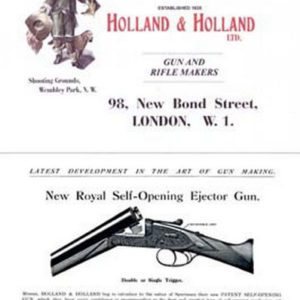 Holland & Holland 1924 Circa Catalog