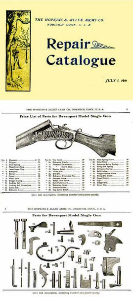 Hopkins & Allen 1911 Arms Co. Repair & Parts Catalogue - GB-img-0