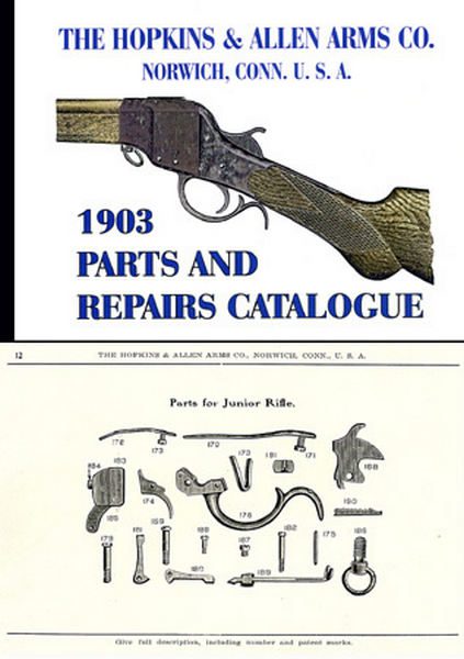 Hopkins & Allen 1903 Arms Parts and Repairs Catalog - GB-img-0