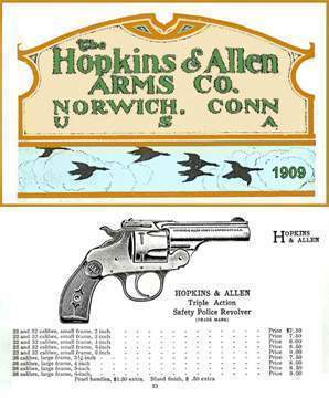 Hopkins & Allen 1909 Gun Catalog - GB-img-0