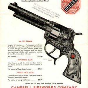 Hubley 1947 Cap Gun Catalog (Campbell Fireworks Co)