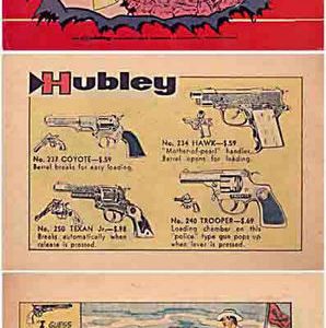 Hubley 1958 Dual Toy/Gun Comic/Catalog- long version