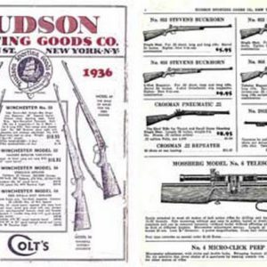 Hudson Sporting Goods 1936 Catalog