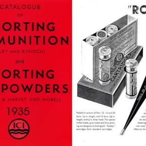 Eley 1935 and Kynoch, Curtis's & Harvey, Ammunition (UK)