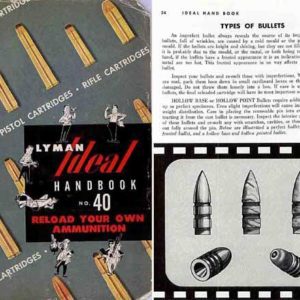 Ideal-Lyman 1955 No. 40 Ammunition and Reloading Catalog