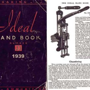 Ideal 1939 Hand Book No. 33, - Ammunition & Reloading