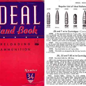 Ideal 1940 Hand Book No. 34 - Ammunition & Reloading