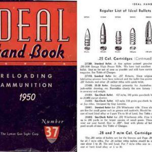 Ideal 1950 Hand Book No. 37 - Ammunition & Reloading