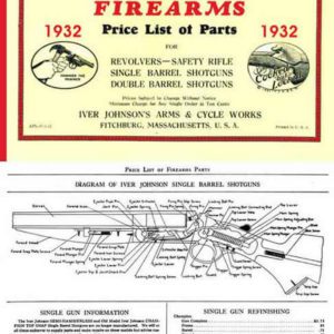 Iver Johnson 1932 Component Parts Catalog