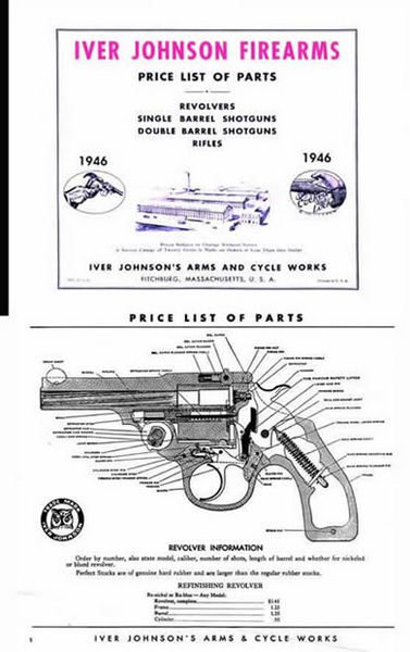 Iver Johnson 1946 Parts and Price Catalog - GB-img-0