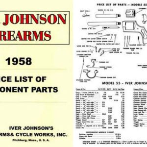 Iver Johnson 1958 Component Parts Catalog