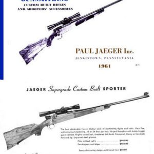 Jaeger Gunsmithing 1961 Catalog