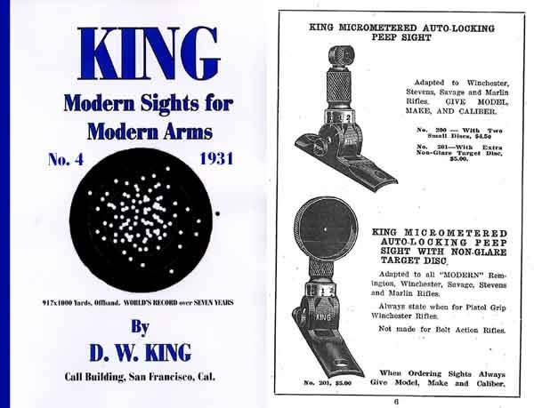 King Modern Sights 1931 Catalog - GB-img-0