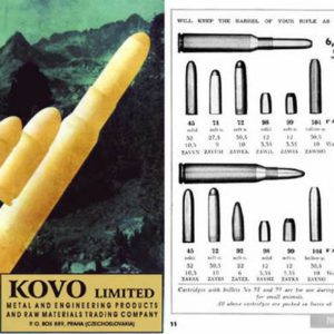 KOVO Ammunition Catalog 1949 Catalog