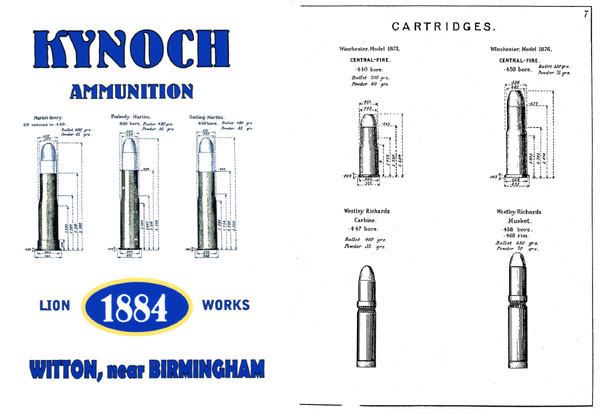 Kynoch 1884 Ammunition Lion-Works Catalog - GB-img-0