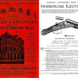 Charles Lancaster's Price List of Gun & Rifle 1914 Catalog