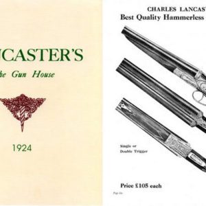 Charles Lancaster's The Gun House 1924 Catalog