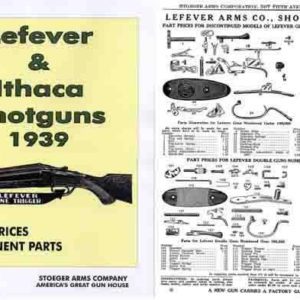 Lefever & Ithaca 1939 Shotguns & Parts Stoeger Catalog