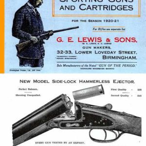 GE Lewis & Sons 1920 ( UK ) Gun Catalog